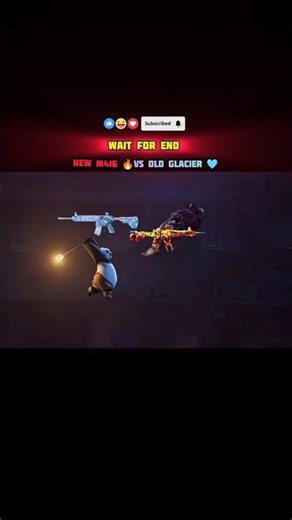 wait for end 😱😱 new m416🔥 vs m4 glacier 🩵 #vairal #pubg #bgmi #vipgp3