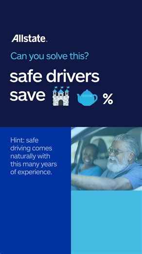 2.5K views | It’s a safe bet that safe drivers save 40%* on auto insurance. | Allstate | Facebook