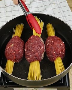 226K views · 492 reactions | The meat spaghetti roll that is making the biggest success! | More Recipes | Facebook