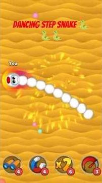 dancing step snake #ytshorts #gaming #games shorts video