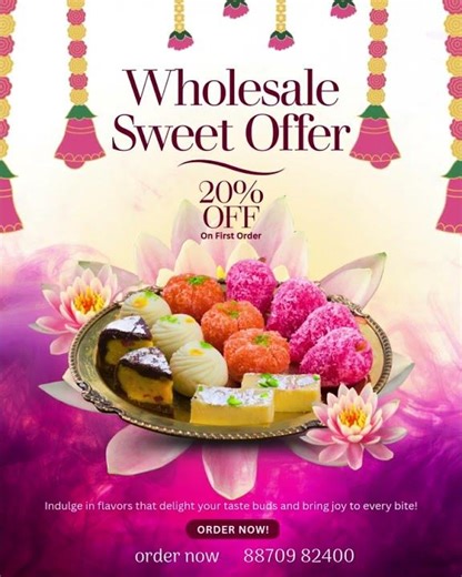Traditional WholeSale Sweets Tamilnadu