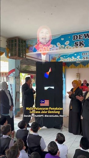 Gimik Pelancaran 3D Hologram BADaTS