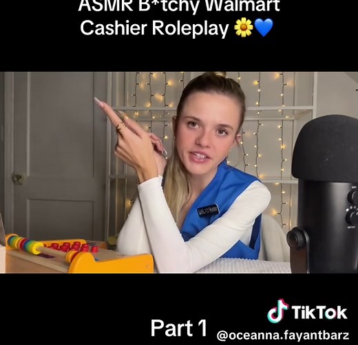 ASMR Rude Walmart Cashier Roleplay Part 1