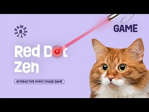 Red Dot Zen Game for Cats | 1 Hour of Realistic Laser Chase with Calming Nature Sounds