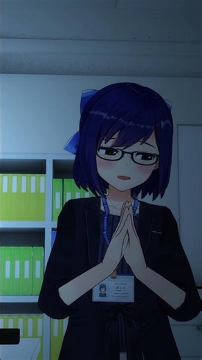 夜の事務所に二人きりで #ずんだもん #ずんだダンシング #ホロライブ #友人A