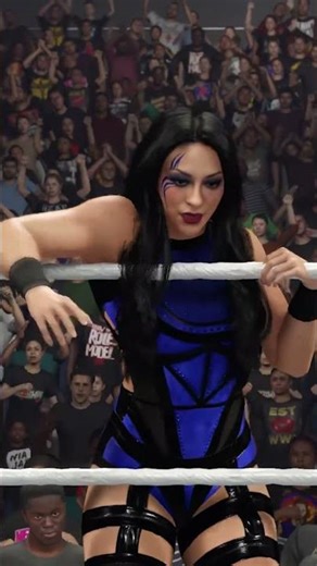 Randy Orton RKO to Stephanie Vaquer! Table WWE 2k25 #intergender #wrestling #shorts