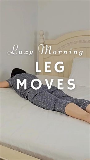 Leg Workout in Bed 🛌🏻🤓 5 Minute Morning Routine