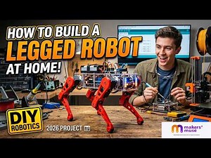 How to Build a Legged Robot at Home | DIY Robotics Project 2026 #LeggedRobot #RoboticsProject #STEM
