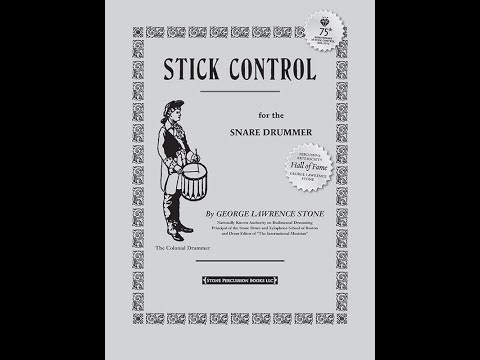 G. L. Stone - Stick Control - p. 28 - Review of Short Rolls in 6/8