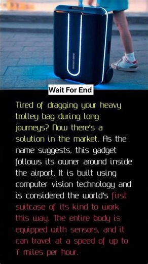 Smart Suitcase That Follows You.