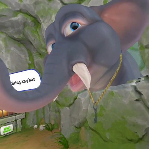 Playing With Elephant in I AM Monkey #vr #funny #metaquest #shorts #monkeygame #vrgame #vrfun