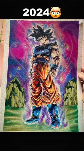 Painted ALL 27 Goku Forms (1986–2024) 🤯🔥| #shorts #drangoball #animeeart