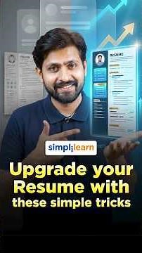 Upgrade Your Resume In 2026 | Simple Resume Tips To Get More Interview Calls | #Shorts #Simplilearn