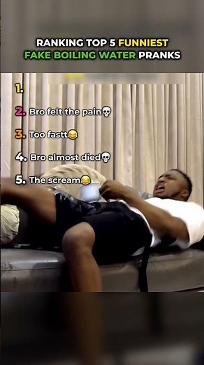 Top 5 Funniest Fake Boiling Water Pranks!😂