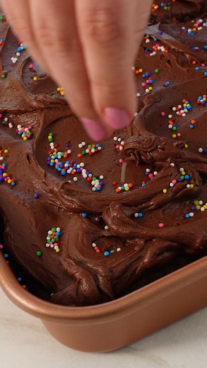 5 Ingredient Chocolate Frosting FTW Rich and chocolatey you can count the ingredients on your hand—meet your new go-to chocolate frosting, folks. Also, you'll flip for this game-changing, 1-second cake storage hack! 🧑‍🍳: Rachel Kane 📸: Chloe Gebacz (@chloe.gebacz) 🔗 https://allrecipes.visitlink.me/NZYDek #food #foodie #chocolatecake #chocolatefrosting #chocolate #sprinkles #storagehack #cake #cakerecipes #frostingrecipes #rich | Allrecipes