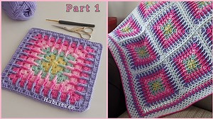 Solid Granny Square Blanket You Need To Crochet