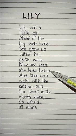lily was a little girl lyrics part 1 #alanwalker #lily