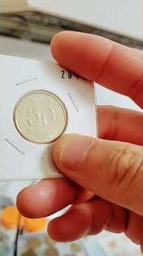 2019년50원 #coin 미사용 은행 🏦 잔돈