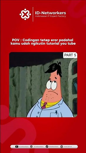 Codingan tetap erorr walaupun udah ikutin tutorial youtube