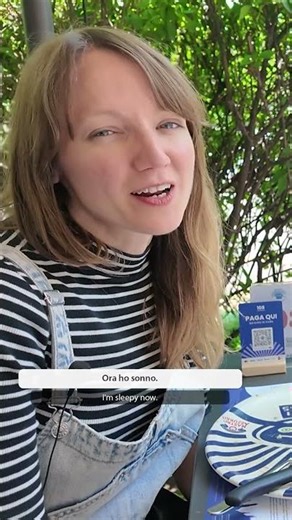 Eating Pizza in Slow Italian