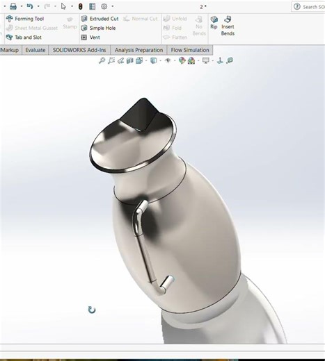 SOLIDWORK SURFACEING MODEL FOR BEGINNER #SHORT 7