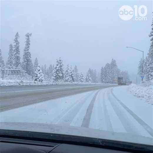 California Storm Watch: Take a look at this time-lapse from ABC10's Bridgette Bjorlo as they drove down from Nyack Wednesday. A Winter Storm Warning is in effect for the Sierra through 4 a.m. Thursday. Learn more: https://www.abc10.com/article/news/local/california/california-storm-watch-chain-controls-snow-sierra/103-2a675923-3d3d-4a75-8fbb-e96af806a983?tag1=kxtvshare | ABC10