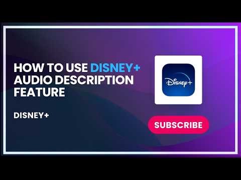 How to use disney+ audio description feature