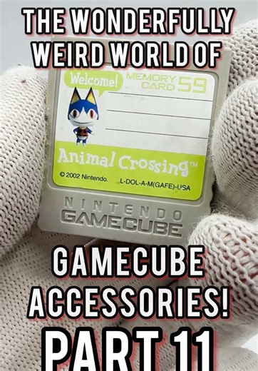 The Wonderfully Weird World of GAMECUBE ACCESSORIES! Part 11 Nothing says “childhood” like the memories made on a memory card. So many fun times had on such little pieces of plastic. Can’t believe after all these years, they STILL work flawlessly! My childhood still encapsulated on a little drive, just telling me to relive those fun moments all over again! What’s your favorite GameCube accessory? Let me know in the comments below! #gamecube #retrogaming #nintendo #videogames #fyp