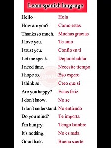 learn Spanish language For beginners #learnspanishonline #spanish #learning #spanishforbeginners | Learn Spanish