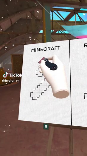 Candy Cane Creations in Minecraft VR