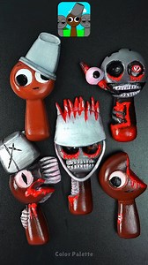 141K views · 1.6K reactions | Brown (brud) Guess the color of the character Phase 1 or 2 in 5 seconds #sprunki #colorfulmixing | Color Palette | Facebook