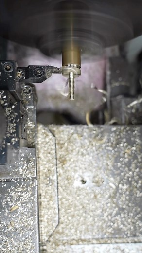 15K views · 16K reactions | Making a custom brass thumb screw for the forged dividing calipers. Before you say he, yes these carbide inserts were not good. I stand alone with my head held high as the “World’s Shittiest Machinist”. #make #maker #lathe #turn #makeeverything #brass #machineshop #screw #thread #fabricator #forge #brass | Make Everything | Facebook