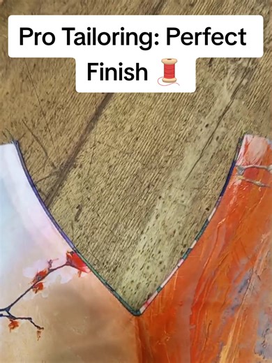 Neckline Finishing: The Secret Method for Perfect Tailoring