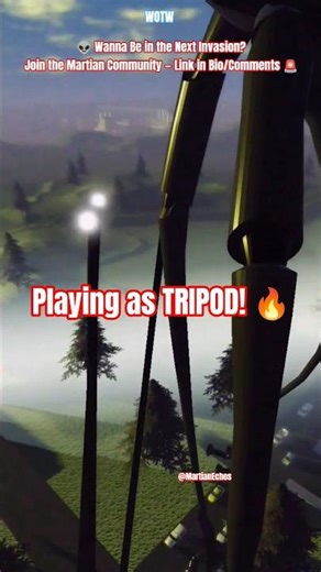 War of The Worlds Tripod GAMEPLAY! 🔥 (ROBLOX!) #WarOfTheWorlds #Tripods #wotw #alien #scifi #game