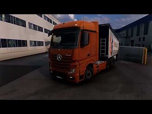 ETS2 NEW MERCEDES BENZ TRUCK 🚛| 4K 🎥 REALISTIC GRAPHIC MOD | EURO SIMULATOR 2 GAMEPLAY 🎮