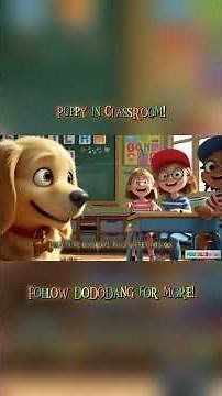 Puppy in Classroom Song | Playful Dog Poem, Learning Rhyme & Dance