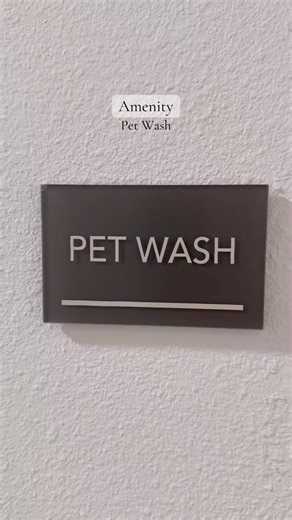 Our Pet Wash is open 24/7. We have two stations and an area to dry your pups off! #amenity