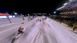 Insane Drone Footage Takes Snocross Racing to the Next Level