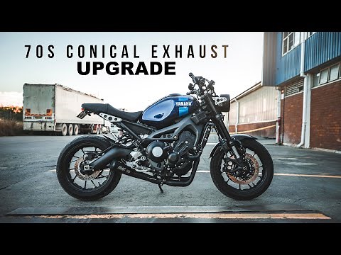 Yamaha XSR 900 SC PROJECT EXHAUST SOUND | Install & Before & After
