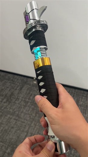 Shogun Exposed Crystal Neopixel Lightsaber #starwars #lightsaber #neipixel #starwarsfan #force