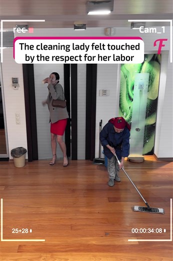 47K views · 134 reactions | Discover how respect and kindness ease an office cleaner's day | Fabiosa Life | Facebook