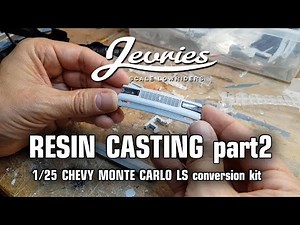 Resin casting part 2 1/25 Monte Carlo LS conversion kit