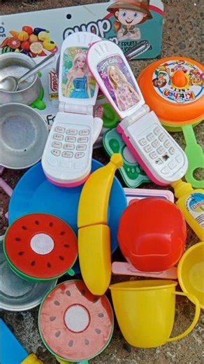 mini kitchen set unboxing video #satisfying #toys #hello kitty kitchen #mini 😋