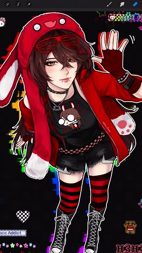 it doesnt even look like her anymore but oh well it was still fun to draw #genshinimpact #amber #drawingchallenge #scene #genshin #fanart #digitalart #genshinimpactfanart #hoyocreators