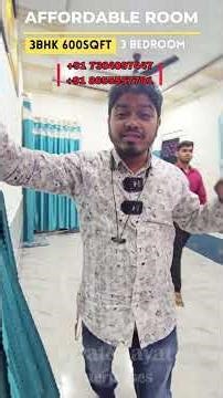 Spacious 3 BHK Room | 600 Sqft | 2 Bedroom + Master Bedroom | Hall & Kitchen #viralvideo #property