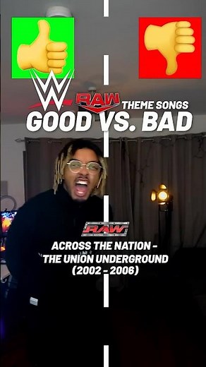 GOOD vs BAD WWE RAW Theme Songs! 🟢🔴 #wwe