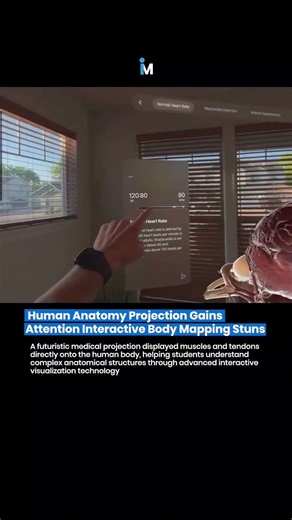 🚨 3D Heart Projection Changes Medical Learning 😳 Interactive Anatomy 🚨
