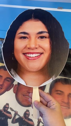 Amazon.com: Big Head Cutouts - Head on a Stick - Big Heads - face on a Stick - Cardboard Head Cutout - Graduation Head Cutout : Home & Kitchen