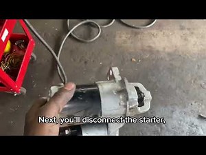 GMC Acadia starter replacement