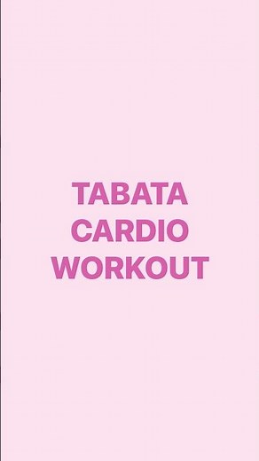 Tabata Cardio Workout